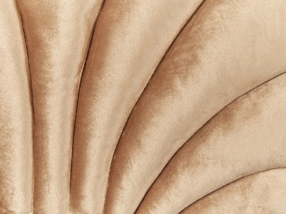Set of 2 Decorative Cushions CONSOLIDA 47 x 35 cm Velvet Dark Beige Solid_890982