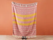 Blanket NAIKHU Cotton 130 x 170 cm Light Red_868812