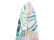 Set of 2 Outdoor Cushions ALLAMANDA Plant Pattern 45 x 45 cm Green_1129396