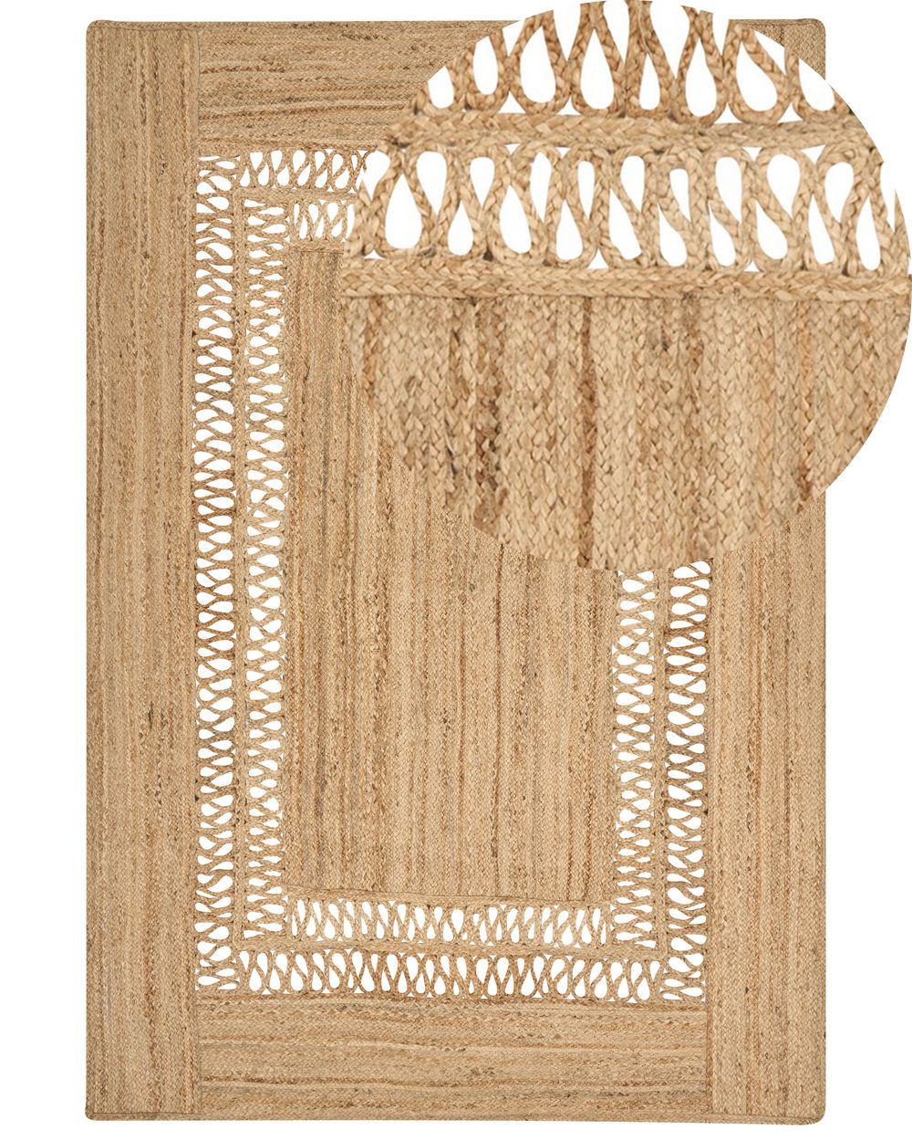 Matto YENIKOY Beige 200 x 300 cm Juutti