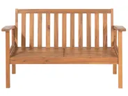 Garden Lounge Set with Table 4 Seater MANILA Certified Acacia Wood Light Brown_803052