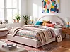 Ottoman Bed MOUZON Fabric Light Beige 180 x 200 cm (EU Super King)