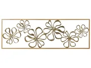 Wall Decor Flower CERIUM Metal 31 cm Gold_883336