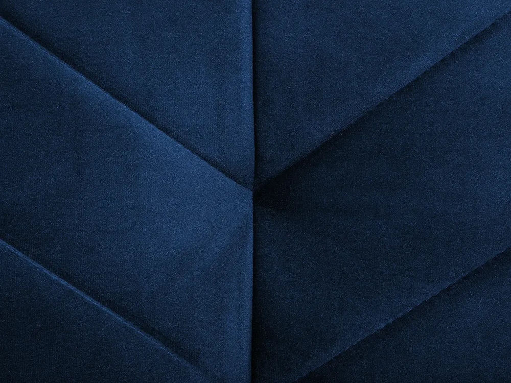 Bäddsoffa 3-sits SENJA Sammet Marinblå_707350