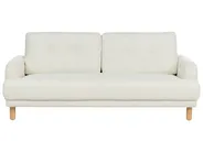 Living Room Set 4 Seater TUVE Fabric Off-White_911615