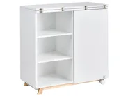 Cabinet Desk FLOMOT 80 cm 40/80 cm Folding White_1054045