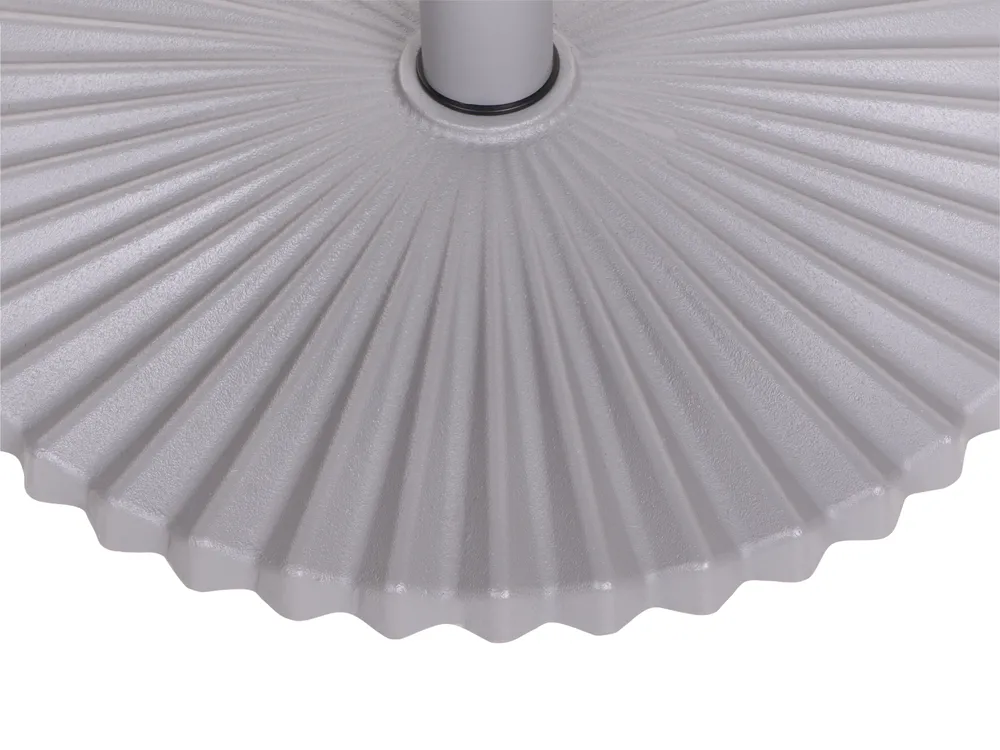 Aurinkovarjon jalka CAREZZA Pyöreä Harmaa 21 kg_1077002