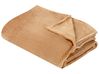 Blanket BAYBURT 200 x 220 cm Sand Beige