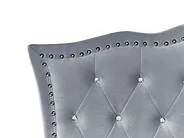 Bed Velvet METZ 90 x 200 cm (EU Single) Grey_861364
