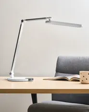 LED Desk Lamp CAROY with Wireless Charger White_1018914