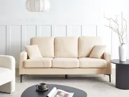 Sofa 3 Seater GAVLE Boucle Beige_968511