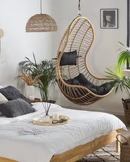 Hanging Chair PINETO PE Rattan Natural_765021