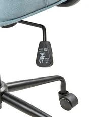 Desk Chair PAWNEE Velvet Light Blue_1016686