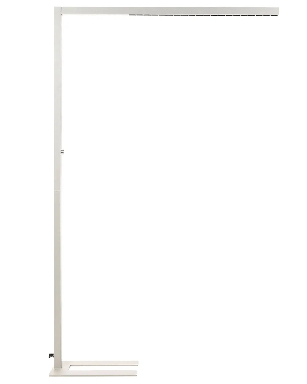 LED Floor Lamp SAGITTA with Dimmer Metal Silver