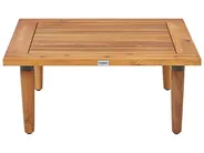 Garden Lounge Set with Table 2 Seater FRASCATI Modular Certified Acacia Wood Off-White_919554