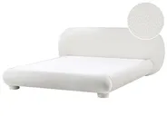 Bed Boucle BAYEL 180 x 200 cm (EU Super King) Off-White_1056398
