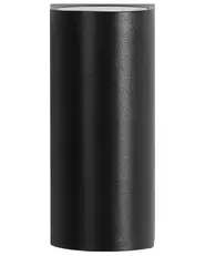 Set med 2 LED-vägglampor för utomhusbruk LAZARO Svart_1105425