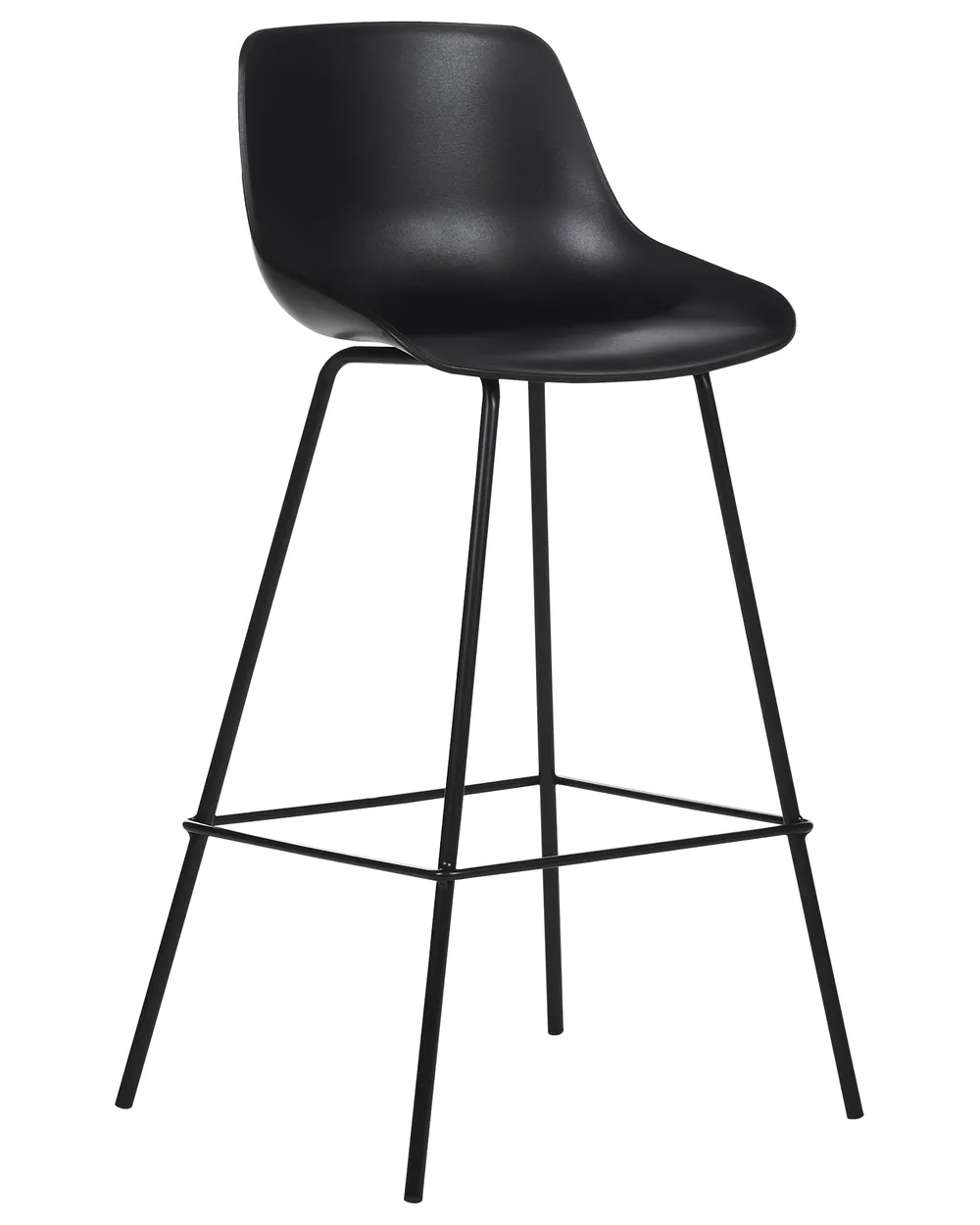 Set of 2 Bar Chairs EMMET Black_902761