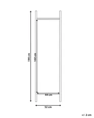 Wall Mirror BELLEAU 52 cm 190 cm Dark Brown_1144402