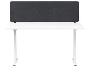 Desk Screen SPLIT 160 x 50 cm Dark Grey_1071872