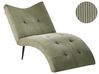 Chaise Longue QUILLY Corduroy Green