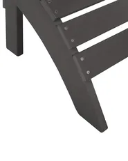 Garden Footstool ADIRONDACK Dark Grey_809706