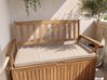 Bench Seat Pad Cushion SOVANA 108 x 45 cm Beige