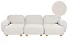 Modulsofa 3-seter AMLI Bouclé Off white