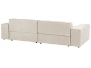 Moduulikulmasohva 3-istuttava HELLNAR rahilla Sametti Vaaleanbeige Oikea_910830