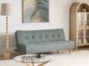 Sofa Bed 3 Seater ALSTEN Fabric Green