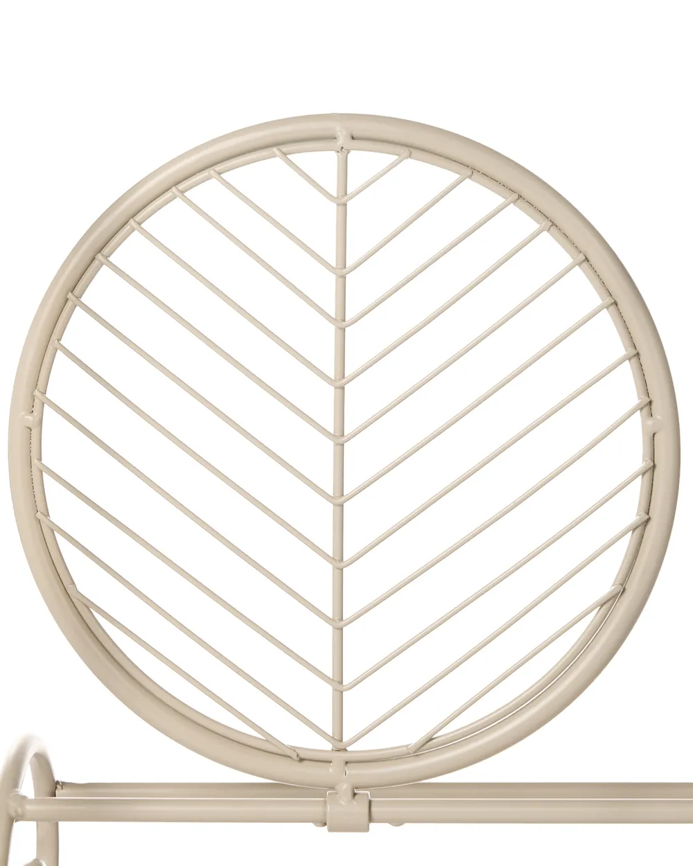 Plant Stand ASAGAO 26 cm Metal Beige_1032755