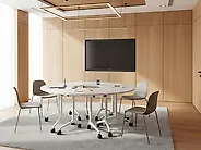 Foldable Corner Desk Module CAVI 90 cm x 64 cm White_1187186