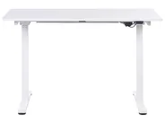 Elektriskt höj- och sänkbart skrivbord GRIFTON 120 cm 60 cm Vit_840266