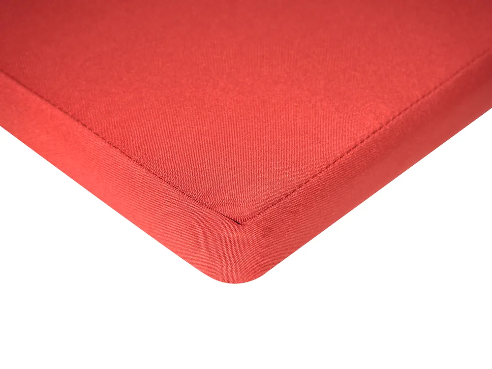 Set of 8 Garden Chair Cushions SASSARI PREMIUM 46 x 46 cm Red_990904