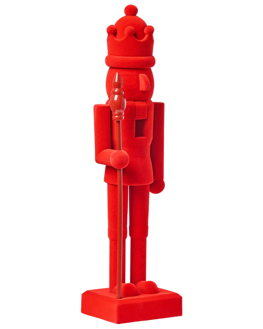 Set med 2 figuriner FLATEY 40 cm Nötknäckare Röd_1009158