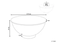 Coffee Table NADINE with Storage Ceramic Black_965787