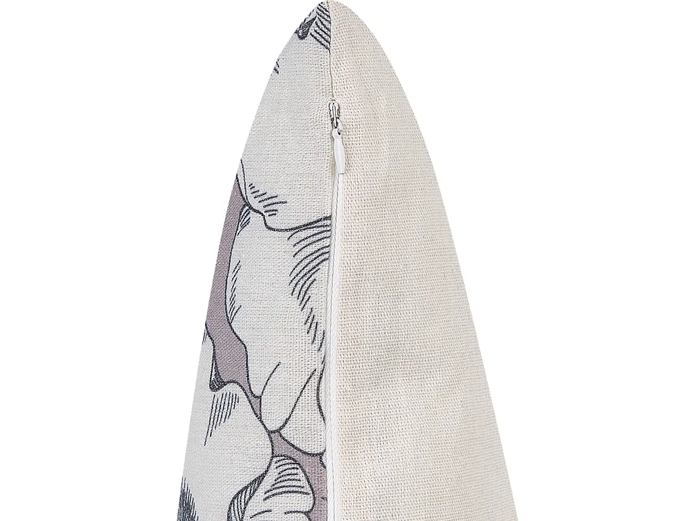 Koristetyynysetti 2 kpl SOPHORA 45 x 45 cm Harmaa Kukkakuvio_857879