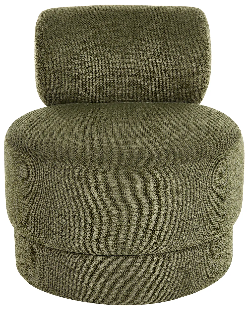 Swivel Armchair KARVIA  Fabric Green_1169184