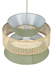Pendant Lamp LUYANO Rattan Light Green_836994