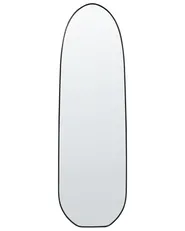 Wall Mirror DARNETS 45 cm 160 cm Metal Black_914850