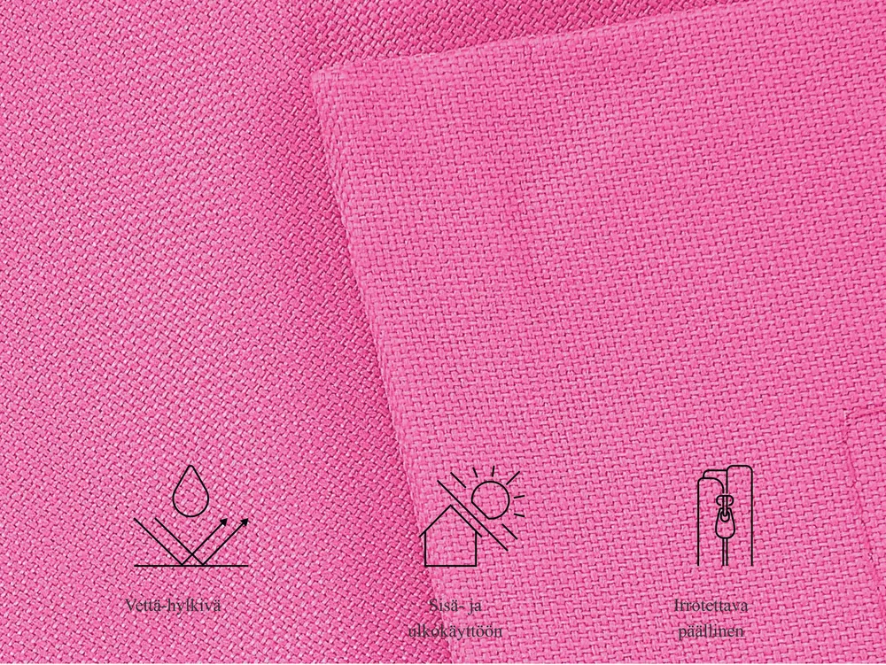 Säkkituoli 600 L FUZZY 180 cm 230 cm Fuksia_1005085