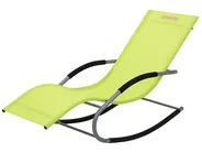 Rocking Sun Lounger CARANO Metal Lime Green_751537