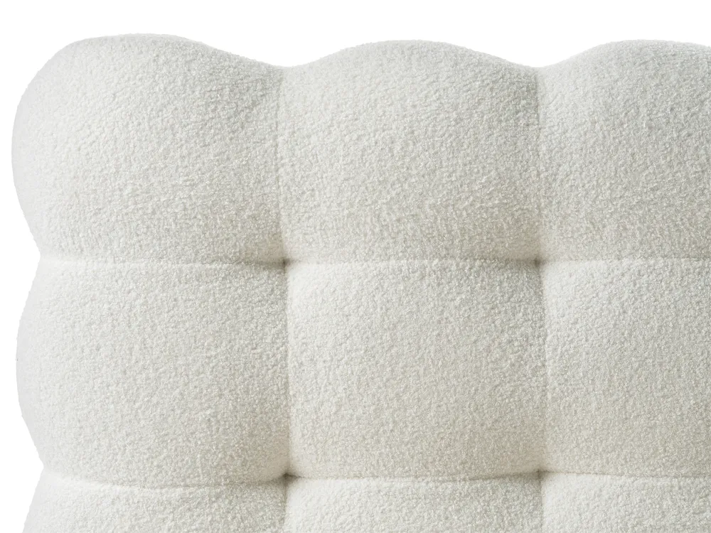 Bed Boucle SOULISSE 120 x 200 cm (EU Small Double) Off-White_1129909