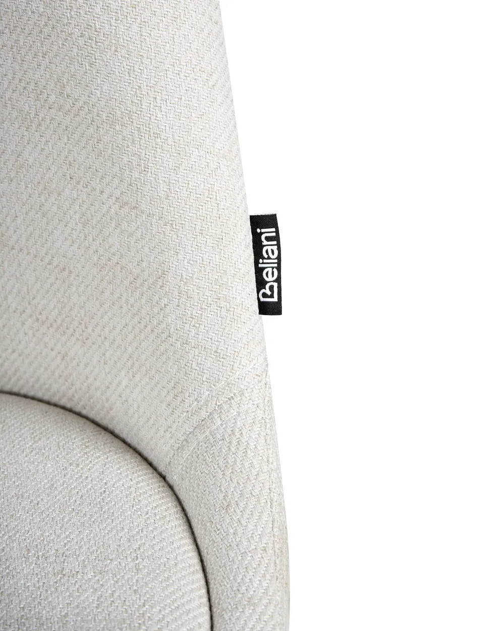 Set of 2 Dining Chairs HEDLEY Fabric Light Beige_999071
