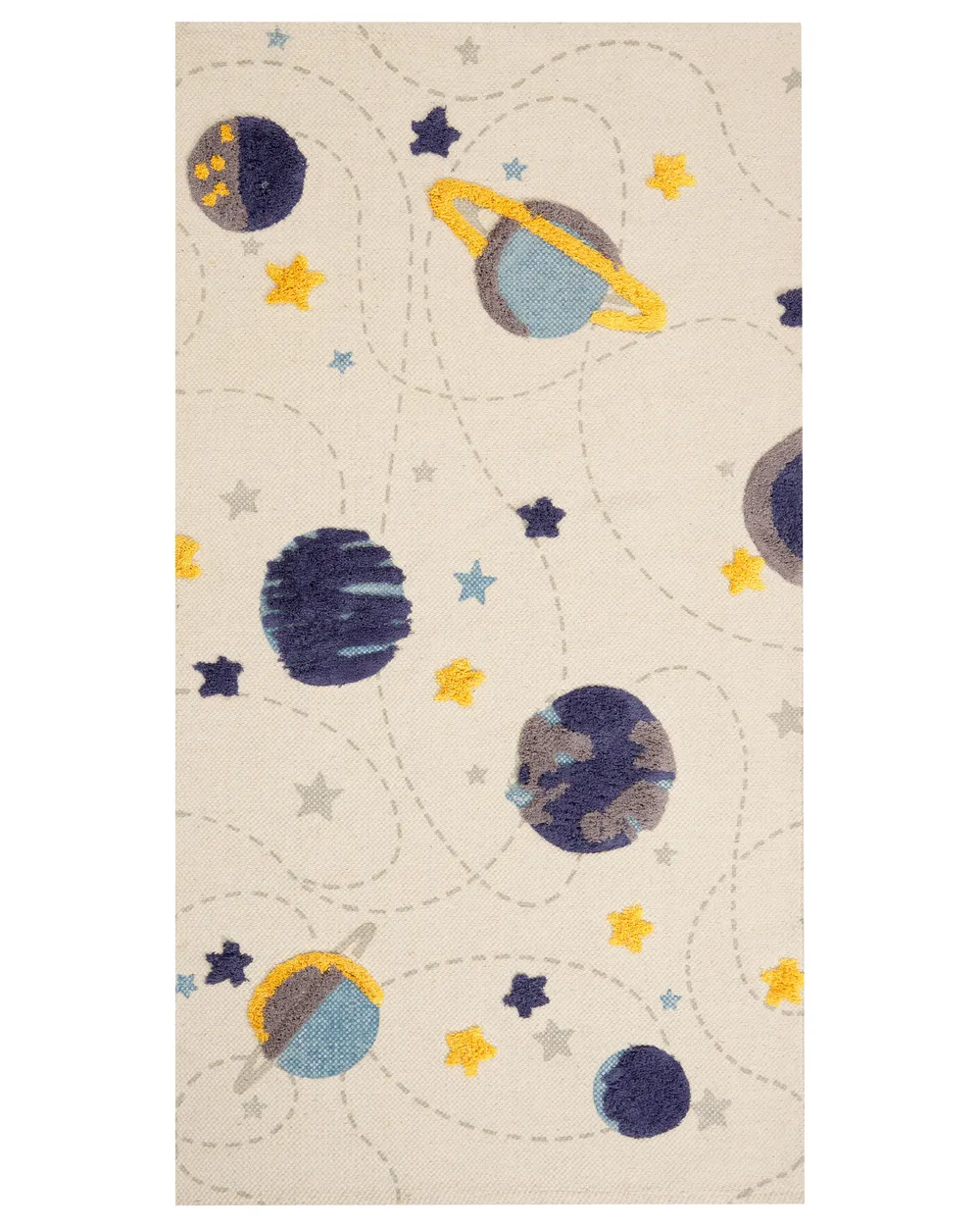 Kids Rug LANGSA Beige 80 x 150 cm Cotton