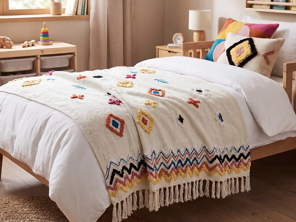 Torkkupeitto MORENA Puuvilla 130 x 180 cm Monivärinen_1182668