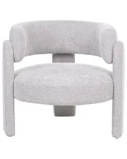 Armchair BUREA Chenille Light Grey_1070181