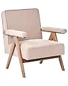 Nojatuoli EVJE Keinopellava Beige