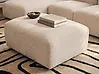 Ottoman HEDE Fabric Light Beige
