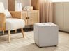 Pouffe KANSAS Fabric Light Grey